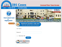 Tablet Screenshot of ibscases.org